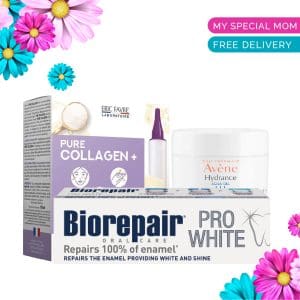 Mothers day free delivery offer collagen avene aqua gel and biorepair prowhite