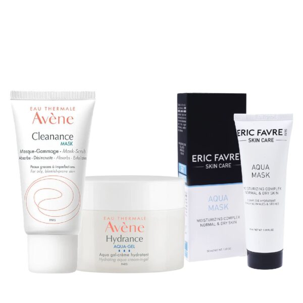 Cleanance Mask+Aqua Gel+Aqua Mask