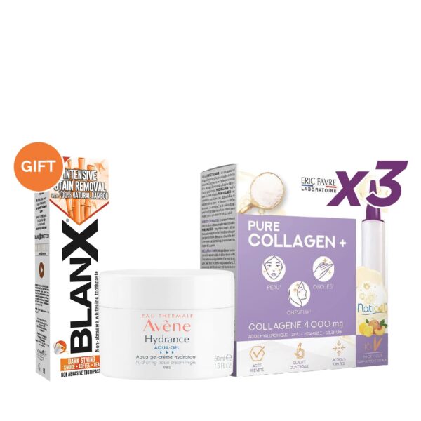 Pure Collagen Plus+Aqua Gel+Blanx Stain Removal