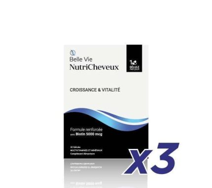 3 month treatment of Nutricheveux hair multivitamin