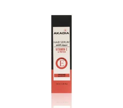 Akadia Vitamin E and protein hair serum for dyed hair