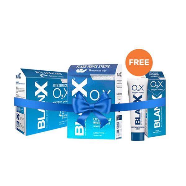 BlanX O3X Trays+ O3X Strips+ FREE O3X Toothpaste