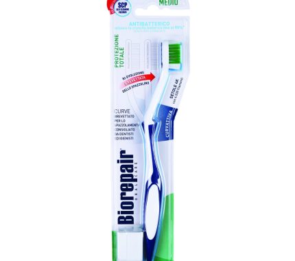 Biorepair toothbrush curve medium front shot