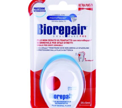 Biorepair Unwaxed Ultra Flat Dental Floss front