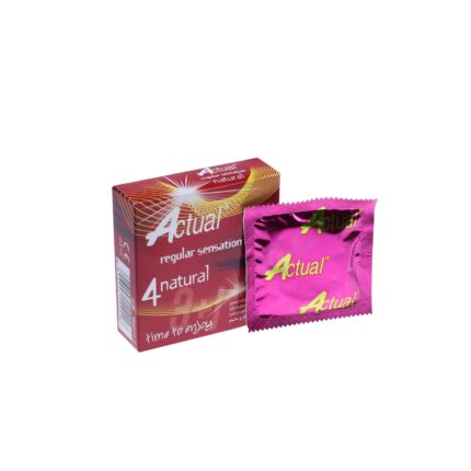 Actual Regular Sensation condom 4 units