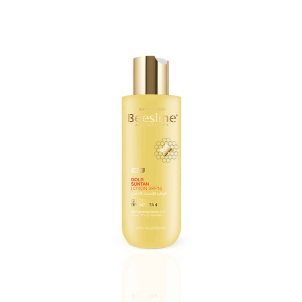 Beesline Gold suntan lotion Spf 15