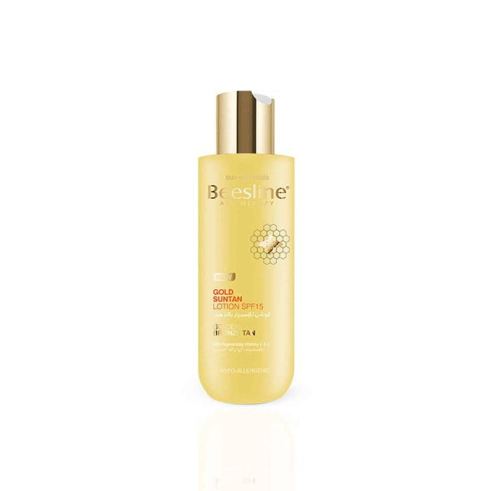 Beesline Gold suntan lotion Spf 15