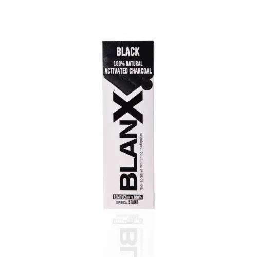 BlanX Black Charcoal Natural Active Carbon Toothpaste for whiter smile 75 ml