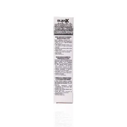 Blanx Whitening Non-Abrasive Toothpaste 75 ml- Back view