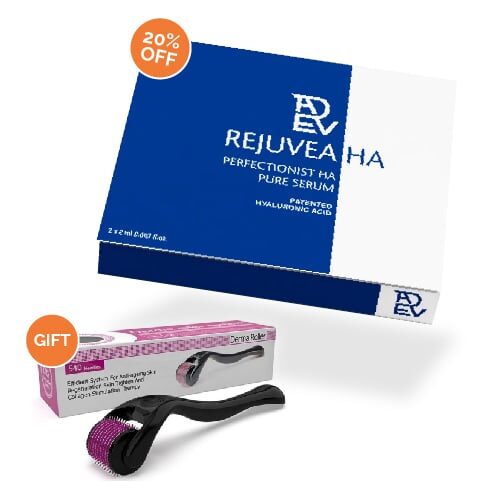 Rejuvea Perfectionist HA Serum + Pharma Roller Free At 20% Off