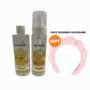 Akadia Micellar Water + Face Foaming Cleanser + Face Washing Head Band